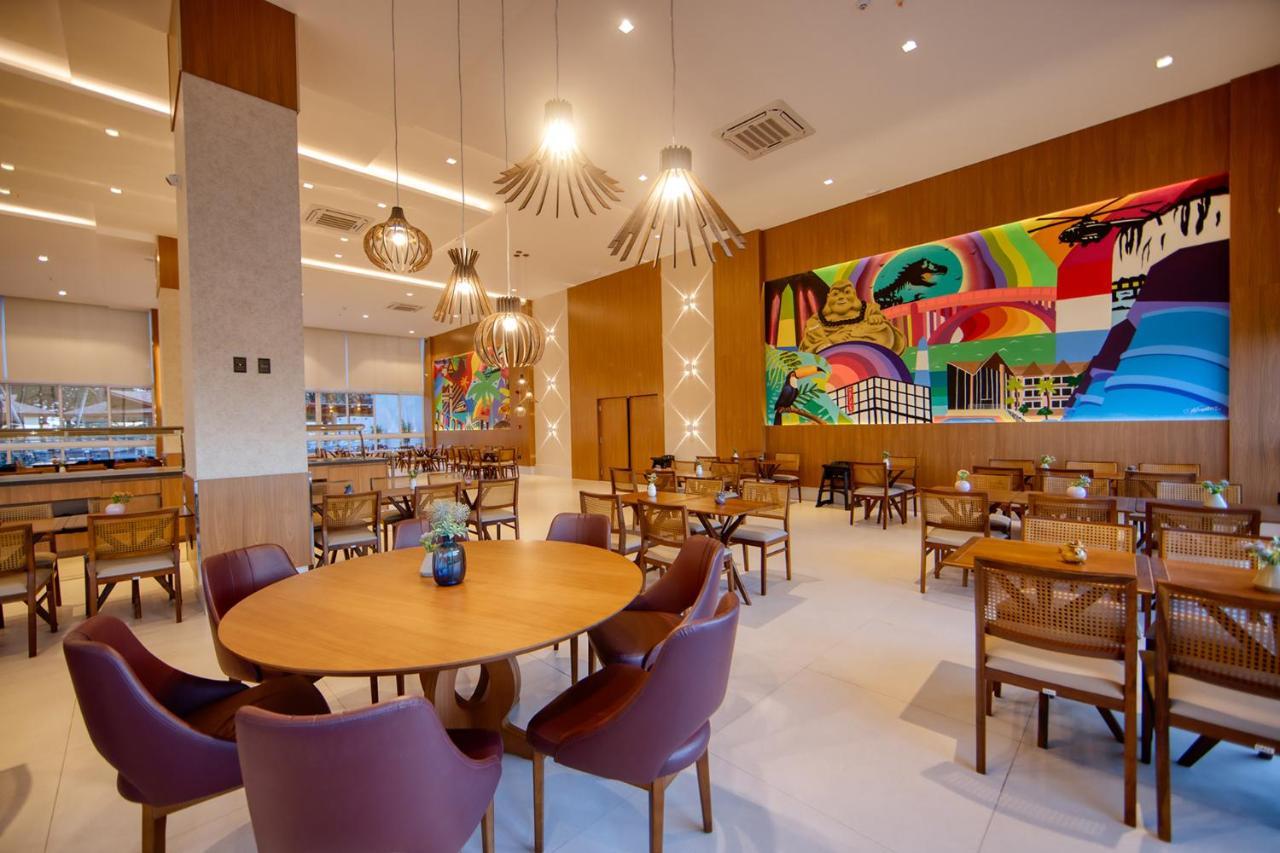 Recanto Cataratas - Thermas, Resort E Convention Фос-ду-Игуасу Экстерьер фото The restaurant